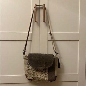 Myra Brown and Cream messenger bag. NWT.
